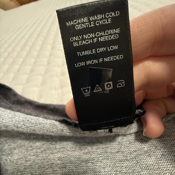 Ali Miles Wearable Art Blue Gray Pink Cozy Knit Shirt Top Sz 3X Women’s - Picture 10 of 12